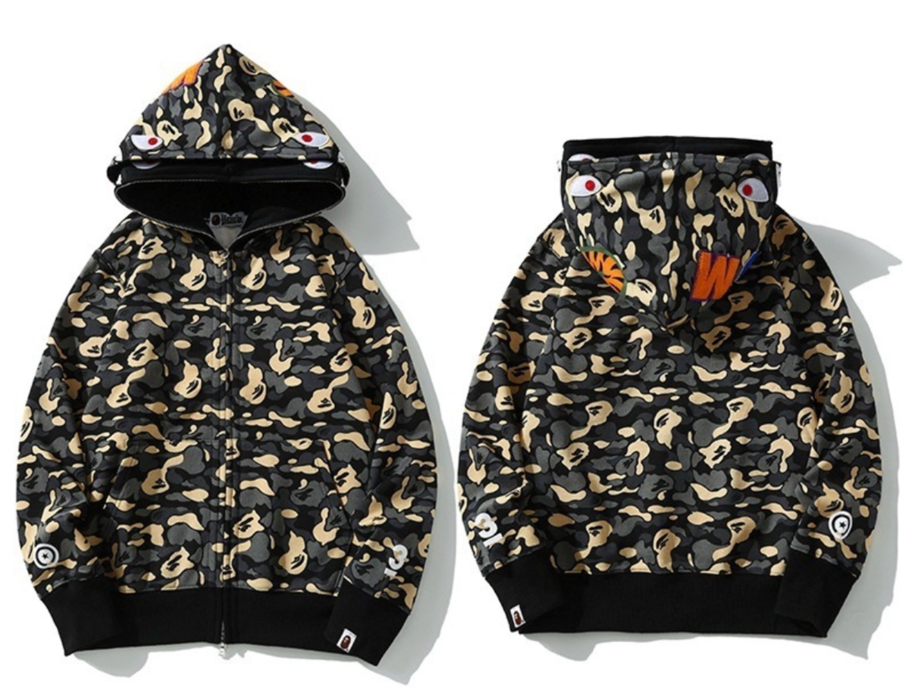 (BPE hoodie) (100 percent cotton)